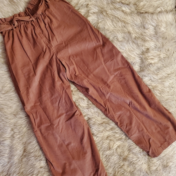 Mauve pink corduroy culottes - Picture 4 of 5